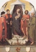 Rogier van der Weyden Madonna with Four Saints (mk08) Germany oil painting reproduction